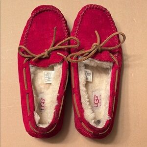 UGG Women's Red Moccasin Women’s UGG Slippers